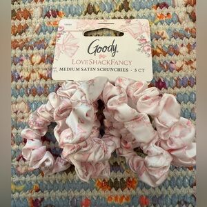 NWT Loveshackfancy x Goody Satin Scrunchies